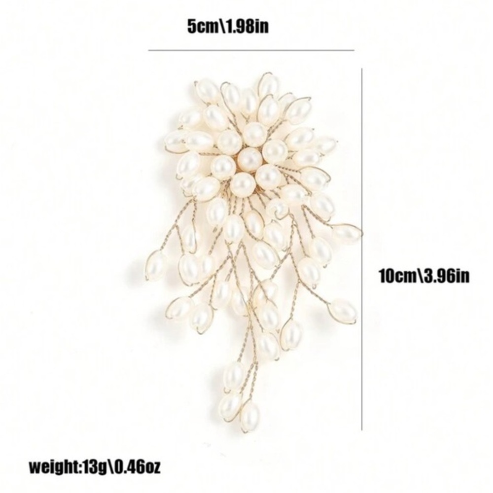 ✨NEW✨ Elegant Pearl Statement Brooch - Picture 6 of 7